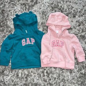 Baby Gap hoodies! Like new! 6-12month